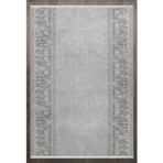 Figürlü Gri Pamuk Dikdörtgen Pamuk Makinada Yıkanabilir Kaymaz Taban Dijital Makine Baskı Salon Halı-I-F_Antique-2006-100x150