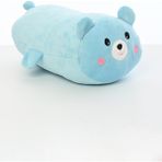 Figürlü Peluş Rulo Yastık Serisi (40 Cm) - Mavi Ayıcık
