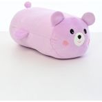 Figürlü Peluş Rulo Yastık Serisi (40 Cm) - Mor