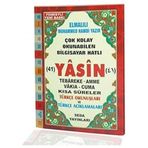 Fihristli Çok Kolay Okunabilen Bilgisayar Hatlı 41 Yasin ( Çanta Boy): Tebareke - Amme - Vakıa - Cuma - Kısa Sureler Türkçe Okunuşları ve Türkçe Açıklamaları