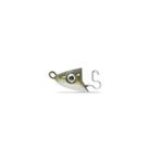 Fiiish BE110 BE1268 2 Tetes Plombees Shallow 4 gr Kaki Jighead Silikon Yem