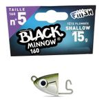 Fiiish Black Minnow BM160/5 BM157 Shallow 15Gr Kaki Jig Head