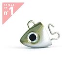 Fiiish Black Minnow BM70/1 BM766 Shore 4.5 gr Kaki Jig Head