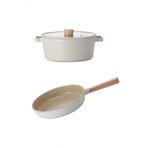 Fika Döküm 24 cm Tencere & Tava Seti