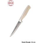 FİKA TIRTIKLI STEAK BIÇAĞI,11 CM BEJ