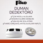 Fike Sita Optik Duman Dedektörü | Yüksek Hassasiyetli Yangın Alarmı Sensörü | Taban Dahil Güvenlik