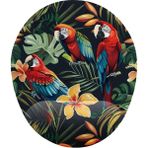 Fikirler Papağan Kuşlar Bilek Destekli Mouse Pad