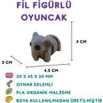 Fil Figür - 3D Sevimli Hayvan Oyuncak