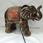 Fil Mozaik Lamba Yatak Odası Bebek Odası Gece Lambası Masa Üstü Ev Dekorasyon