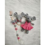Fil Yeni Doğan Seti Amigurumi Organik Oyuncak