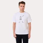 Fila Erkek T-Shirt Tennis Player Graphic TU411111