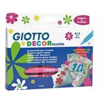 Fila Giotto Tekstil Kalemi Decor Textile 6 Renk