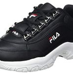 FILA Üniseks Çocuk Strada Low Teens Spor Ayakkabısı, Siyah, 36 EU