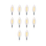 Filament 4w 220v E14 Rustik C35 Led Mum Ampul C35-4m 10'lu Paket, Gün Işığı