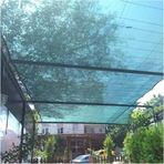 File Ambalaj Yüzde 75'Lik Yeşil Gölgelik File - 2X10 Metre - Branda - Çit Filesi - Şeritli Halkalı