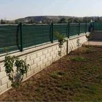 File Ambalaj Yüzde 95'Lik Yeşil Gölgelik File - 1.5X20 Metre - Branda - Çit Filesi - Şeritli Halkalı