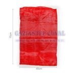 File Çuval Patates, Soğan, Ceviz, Limon File Çuvalı 45×75 cm Kırmızı - 45 x 75