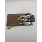 File Kumaş Yıkanabilir Çatal Bıçak Kılıfı ( 2 Adet ) - 20 x 10 cm - Açık Kahverengi