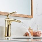 Filia Yapı Prima Altın Şelale Lavabo Bataryası
