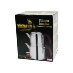 FİLİNTA JUMBO BOY ÇELİK ÇAYDANLIK SETİ ÇİFT KAPAKLI RENKLİ BAKALİT KULP ÜST DEMLİK: 2LT - ALT SULUK: 4LT KENDİNDEN SÜZGEÇLİ (4604)