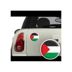 Filistin Bayrağı Arma Oto Sticker 13cm Ve 4 Cm 2adet