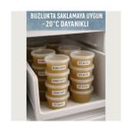 Filizora Digital Market Jouis Saklama Kabı Sos 50 Adet 120 ml – 4 Oz Kemik Suyu, Ilik Suyu, Anne Sütü, Sos ve Püre Dondurucu Uyumlu Buzluk Kabı, Sızdırmaz Kapaklı (Bpa Içermez - Kaliteli) - 0 Siyah - Option-1