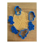 Filkorium3D Şirinler Kurabiye Kalıbı Seti 7–8 cm – Çocuk Temalı Plastik Cookie Cutter