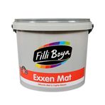 Filli Boya Exxen Mat Silikonlu 15 lt Beyaz Silinebilir Boya