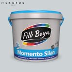 Filli Boya Momento Silan Silikonlu Iç Cephe Boyası 15 L Andezit 45 / Mavimsi Gri - 20 KG