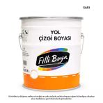 Filli Boya Solvent Bazlı Yol Çizgi Boyası 20 Kg Sarı
