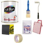 Filli Boya Su Bazlı Panel Kapı Boyası 2.5lt+Boyama Seti RENK:KROM170