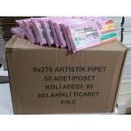 Filli Ince Artistik Pipet 4000 Adet 6 MM*280 mm (80 Pk:50 Li)