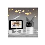 Fillikutum Akıllı Bebek Kamerası Bebek Monitörü Gece Görüş Sensörlü Çift Yönlü Ses Wifi Kablosuz Izleme 4.3Inç Tek Ebat Beyaz