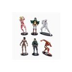 Fillikutum Attack On Titans Bertholdt Hoover / Levi / Annie / The Warhammer / Eren Yeager Figür Seti 10 Cm 6'lı