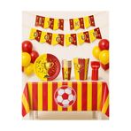 Fillikutum Galatasaray Temalı 94 Parça 16 Kişilik Doğum Günü Seti Tabak Bardak Balon Flama
