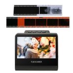Film Ve Slayt Tarayıcı, 5in LCD ekranlı 22MP Dijital Film Tarayıcısı, 35mm, 126, 110, Süper 8 Ve 8mm, Negatif Ve Slaytları JPEG Dijital Fotoğraflar, 16G Bellekte Dahilleştirir