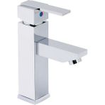 Filo Kare Sabit Lavabo Bataryası - Krom