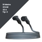 Filşarj 22 KW 10 M Elektrikli Araç AC Tip-2 Şarj Kablosu