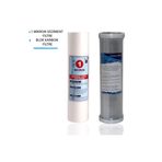Filter Store Daire Bina Sayaç Girişi 10" Inch 2 Aşama ( 1m Sediment , Blok ) Yedek Filtre Seti