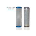 Filter Store Daire Bina Sayaç Girişi 10" Inch 2 Aşama ( Yıkanabilir , Silifoz ) Yedek Filtre Seti