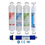 Filter Store Kapalı Kasa Inline Su Arıtma Cihazı Uyumlu 80 Gpd Domestic Membranlı 5 Aşamalı Filtre Seti