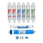 Filter Store Kapalı Kasa Su Arıtma Cihazı Uyumlu 5 Aşama Vontron Membranlı Inline Yıllık Filtre Seti