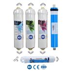 Filter Store Kapalı Kasa Su Arıtma Cihazı Uyumlu Nsf'li Özel Seri 5 Aşamalı Vontron Membranlı Inline Filtre Seti