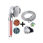 Filtreli Arıtmalı Boncuklu Set Su Tasarruflu Eco Duş Başlığı Hortum Mafsal Diğer