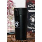 Filtreli Çift Katmanlı Paslanmaz Çelik Bardak Mug Termos Çay Kahve Termosu 380ml 12 Saat Sıcak-soğuk