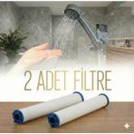 Filtreli Duş Başlığı Uyumlu Yedek Filtresi Kireç Kir Pas Önleyici 2 Adet