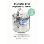 Filtreli Otomatik Evcil Hayvan Su Pınarı 2L – Sessiz Pompa Kedi & Köpek Su Sebili