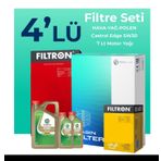 Filtron BMW 7.50 Dizel xDrive Castrol Motor Yağlı 2012-2015 4'lü Filtre Bakım Seti
