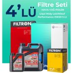 Filtron Fıltron Alfa Romeo Tonale 1.5 Hybrid Filtre Bakım Seti Liqui Moly Motor Yağlı (2022-2024) 4 Lü