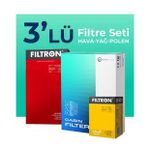 Filtron HONDA CITY 1.4 Benzin Filtre Bakım Seti (2006-2008) 3 lü